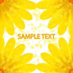 Vector creative flowers background for invitation N2