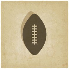 sport football logo old background N2