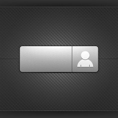 Gray icon with user profile sign web internet button