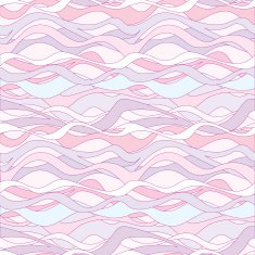 wave ribbon pink and lilac seamless pattern