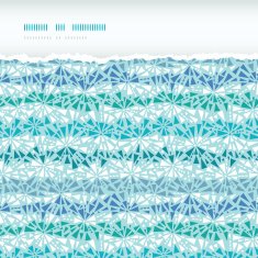 Abstract ice chrystals texture horizontal torn seamless pattern background