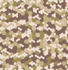 Urban HEX Camouflage - Seamless Tile