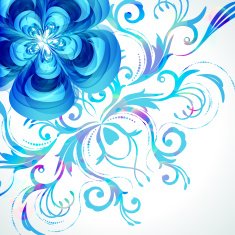 Decoration floral vector background N2