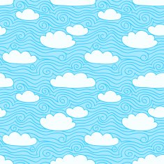 Blue sky with white clouds N2
