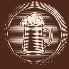 Vector beer glass N2
