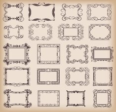Retro Frames set 9