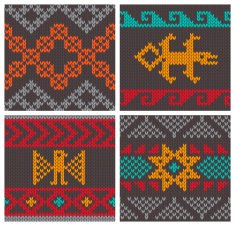 Traditional andean knitting patterns