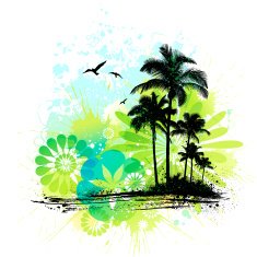 Tropical Island Grunge N2