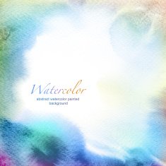 Abstract watercolor painted background N96