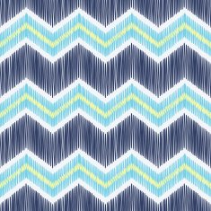 seamless blue chevron scribble pattern N2