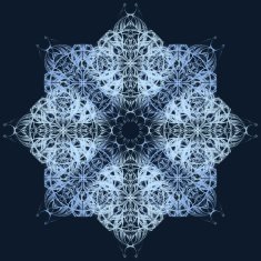 Mandala Decorative hand drawn lace pattern N49