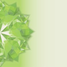 green triangle crystal vertical