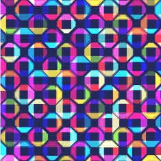 pattern of colored geometric elements N7