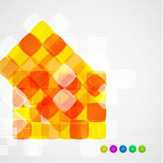 Abstract squares geometrical modern template