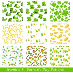 Saint Patrick's Day seamless pattern N10