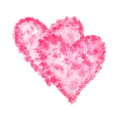Watercolor hearts N18