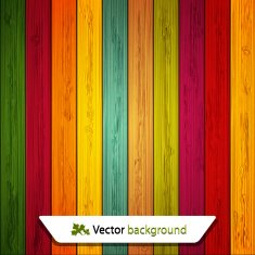 Vector colorful wooden background Eps10