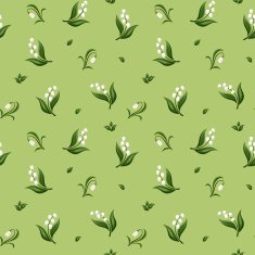 Seamless pattern with spring flowers Vector illustration