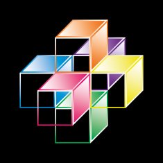 Basic hypercube - Abstract geometrical background N2