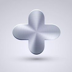 Vector full metal icon on blue background Eps10 N108
