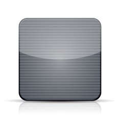 Vector metal app icon on white background Eps 10