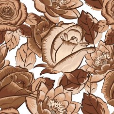Seamless floral wallpaper N80