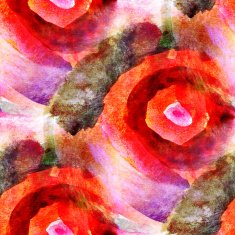 pink red circle seamless wallpaper watercolor abstract avant-g
