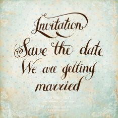 Invitation Save the Date Text background N2