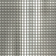 Metal silver checked pattern N24