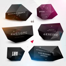 Abstract Modern Labels