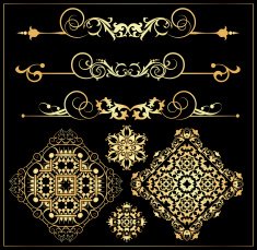 Decorative Elements Old Style - set 8