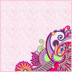 ornate floral pattern N58