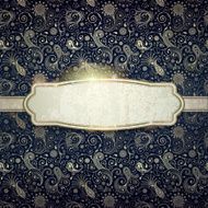 vintage background with seamless pattern N8