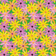 Seamless gerber daisies background N2