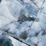 Abstract grunge painting with scratched collage paper texture N4