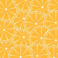 Orange fruit abstract background vector illustration