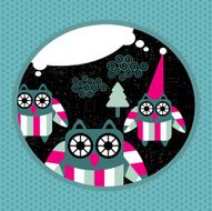 Christmas owls N2