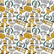 Prize seamless pattern