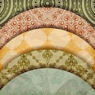Retro floral patterns N2