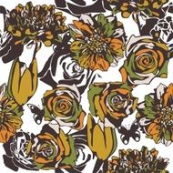 floral vector texture N6