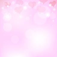 Pink background with hearts for Valentine&#039;s Day N2