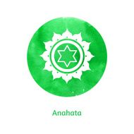 Anahata chakra Vector Illustration