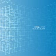 Abstract vector background with glowing grid N4
