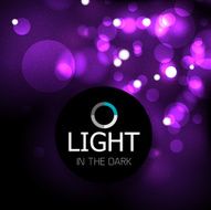 Lights in the dark vector background