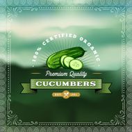 F&amp;B Labels - Cucumbers N5