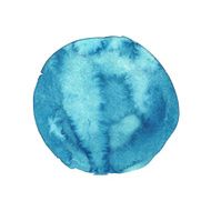 Watercolor blue spot N5