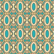 Geometric Retro Pattern N10