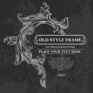 Vintage Frame Vector Illustration N8