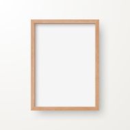 Blank Frame on White Background