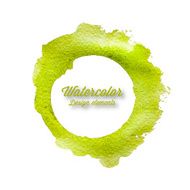 watercolor hand drawn colorful ring N3